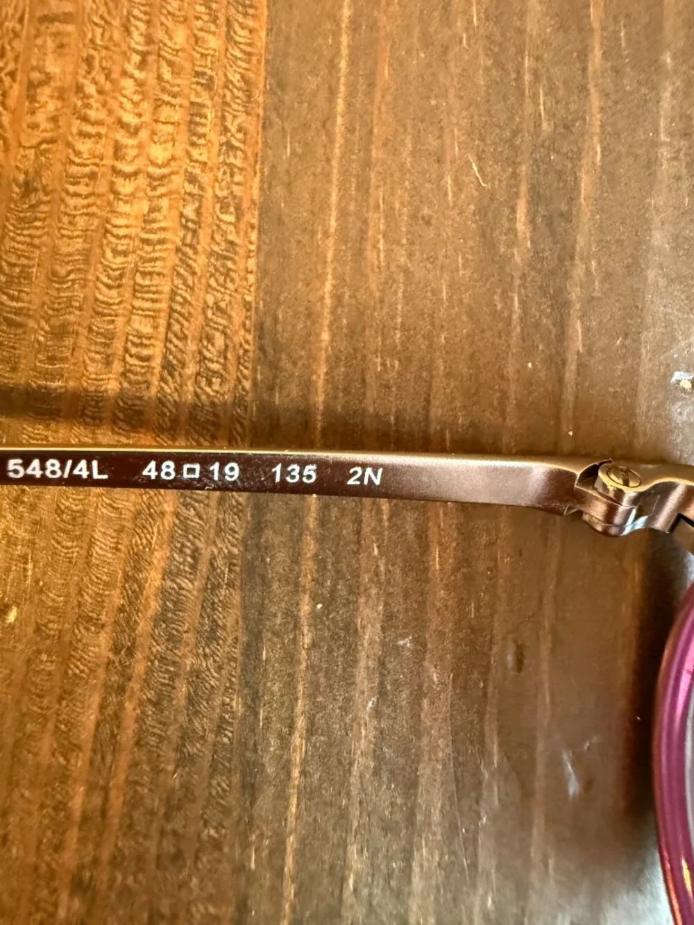 VOGUE VO 4167-S 548/4L GUNMETAL PURPLE Frames 48-19